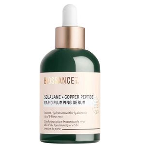 NIB New Biossance Squalane + Copper Peptide Rapid Plumping Serum full size 50ml